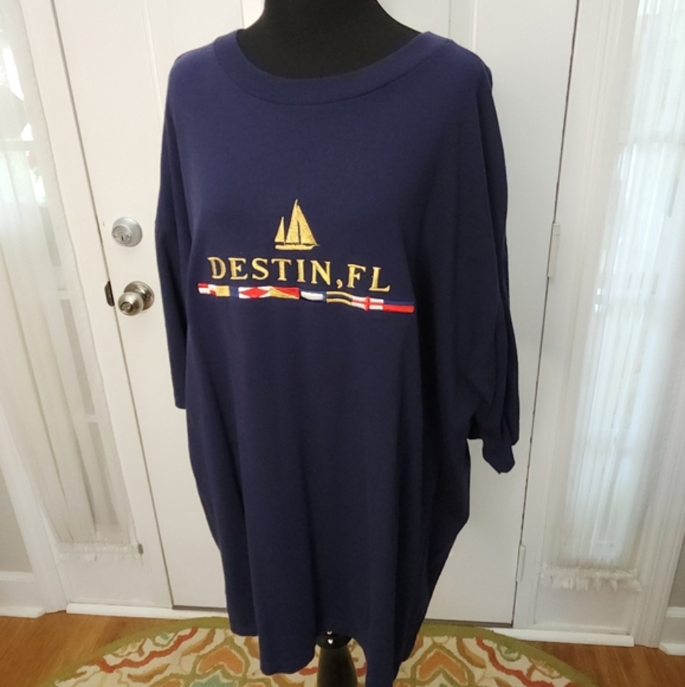 Gildan Active Wear DESTIN FLORIDA Short Sleeve T-Shirt ‎ Size XXL